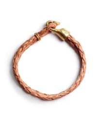 Lulu Frost - Brown George Frost Double Strand Harpoon Bracelet Tan for Men - Lyst