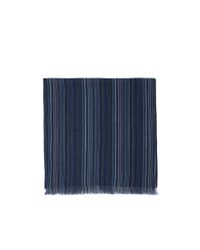 Paul Smith | Blue Herringbone Wool Scarf for Men | Lyst