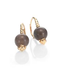 Phillips House | Metallic Labradorite 14k Gold Drop Earrings | Lyst