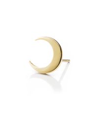 Lulu Frost | Metallic Code 14kt Moon Earring | Lyst