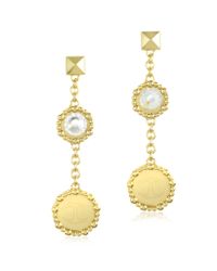Just Cavalli - Metallic Just Rich Stainless Steel Womens Earrings - Lyst