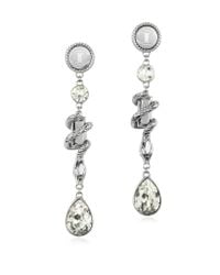 Just Cavalli - Metallic Treasure Stainless Steel Women'S Earrings - Lyst