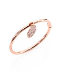 kate spade new york | Metallic All That Glitters Pave Charm Bangle Bracelet | Lyst
