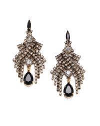 Aerin Erickson Beamon | Multicolor Swarovski Crystal Chandelier Earrings | Lyst
