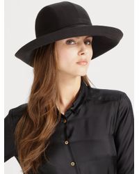 Eric Javits | Black Microfiber Rain Hat | Lyst