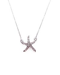 Graham & Spencer - Metallic Pave Diamond Starfish Pendant Necklace - Lyst