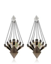 Eddie Borgo | Metallic Horus Drop Earrings | Lyst