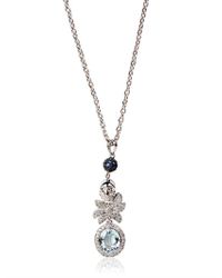 Jade Jagger | Blue Skull Aqua Necklace | Lyst