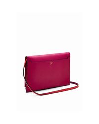 Diane von Furstenberg | Purple 440 Gallery Folio Fringe Crossbody Bag | Lyst