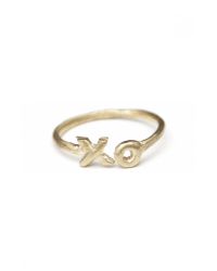 Jane Pope Jewelry | Metallic Gold Xo Ring | Lyst