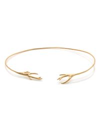 Colette - Metallic Horn Wire Necklace - Lyst