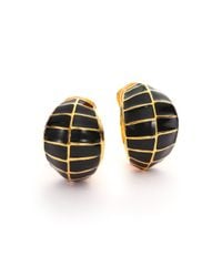 Kenneth Jay Lane | Black Shrimp Clip-on Earrings | Lyst