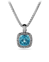 David Yurman | Blue Albion Pendant With Diamonds | Lyst