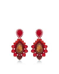 Vickisarge | Red Adele Big Earrings | Lyst
