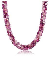 Antica Murrina | Purple Rubik Murano Glass Drops Necklace | Lyst