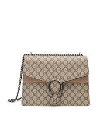 Gucci | Beige Dionysus GG Supreme Canvas Shoulder Bag | Lyst