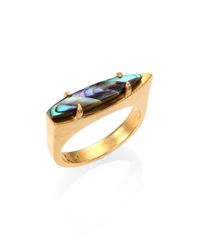 Kelly Wearstler | Metallic Hatteras Abalone Shell Ring | Lyst