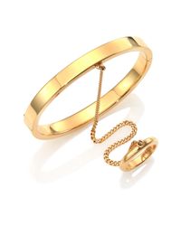 Chloé | Metallic Carly Hand-chain Bracelet | Lyst
