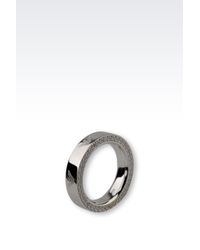 Emporio Armani | Metallic Ring | Lyst