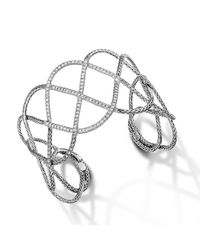 John Hardy | Metallic Wide Woven Braided Cuff | Lyst