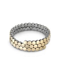 John Hardy | Metallic Double Coil Bracelet | Lyst