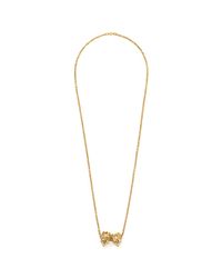 Alexander McQueen | Metallic King And Queen Skull Pendant Necklace | Lyst