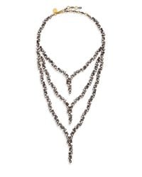 Erickson Beamon | Metallic Temptress Crystal Draped Multi-row Necklace | Lyst