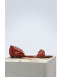 Michel Vivien Multicolor Amy Flat Sandals