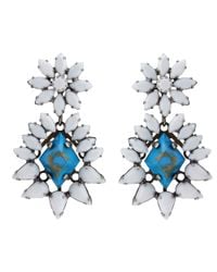 DANNIJO - Blue Turquoise Lizabeth Earrings - Lyst