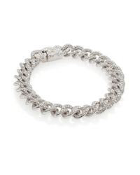 Adriana Orsini | Metallic Two-strand Baguette Line Bracelet | Lyst