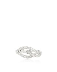 AS29 | Metallic White Diamond Flow Pinky Ring | Lyst