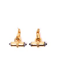 Scott Wilson - Metallic Barrel Earrings - Lyst