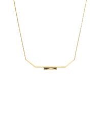 Monique Péan | Vivid Black Fossilized Walrus Ivory Bar Necklace | Lyst