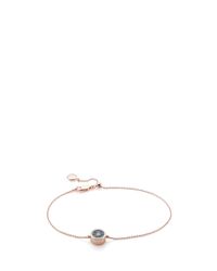 Monica Vinader | Metallic Evil Eye Bracelet | Lyst