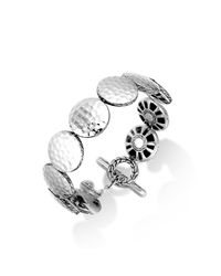 John Hardy | Metallic Hammered Link Bracelet | Lyst