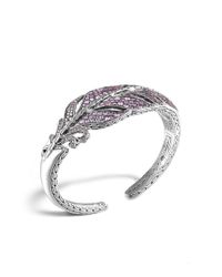 John Hardy | Pink Classic Chain Large Kick Cuff | Lyst