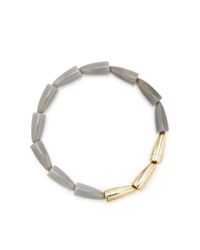 Vhernier | Gray Calla Grey Agate Rose Gold Necklace | Lyst
