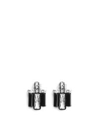 Kenneth Jay Lane | Multicolor Jet Crystal Art Deco Clip Earrings | Lyst