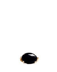 Ela Stone | Metallic 'Jane' Oval Chain Stone Ring | Lyst
