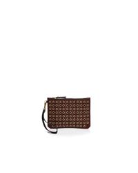 Etienne Aigner | Brown Small Eva Grommet Wristlet | Lyst