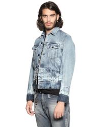 DIESEL | Blue Denim Outerwear for Men | Lyst