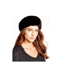 Maximilian | Black Maximilian Mink Headband | Lyst