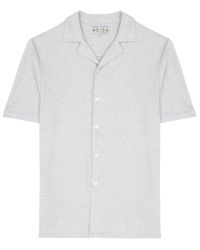 cuban collar shirt white