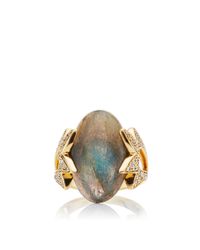 Noor Fares | Brown Fly Me To The Moon "amore" Ring | Lyst
