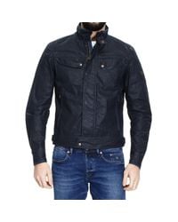 Matchless | Blue Down Jacket New Kensigton Coated Nylon Sahariana Jacket for Men | Lyst