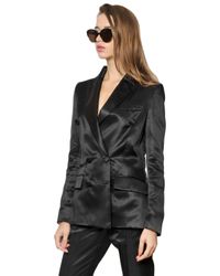 Vivienne Westwood | Black Viscose Satin Jacket | Lyst