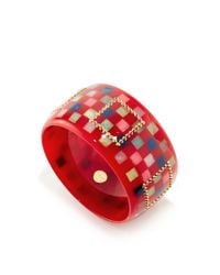 Mark Davis | Multicolor Amethyst, Rhodolite And Spessartite Bakelite Bangle | Lyst