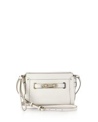 COACH | White Swagger Leather Wristlet | Lyst