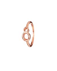 Lulu Frost - Metallic Code Number 14kt Rose Gold #8 Ring - Lyst