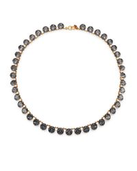 Ca&Lou | Black Debutante Crystal Necklace | Lyst